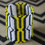Art# K237 4 inch. Original Kayapo Traditional Peyote stitch Beaded Bracelet from Brazil.