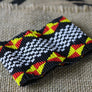 Art# K238 3.5+ inch. Original Kayapo Traditional Peyote stitch Beaded Bracelet from Brazil.