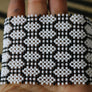 Art# K264 3.5+ inch. Original Kayapo Traditional Peyote stitch Beaded Bracelet from Brazil.