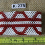 Art# K275 3+ inch. Original Kayapo Traditional Peyote stitch Beaded Bracelet from Brazil.