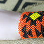 Art# K278 3.5 inch. Original Kayapo Traditional Peyote stitch Beaded Bracelet from Brazil.