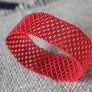Art# K287 3+ inch. Original Kayapo Traditional Peyote stitch Beaded Bracelet from Brazil.