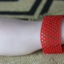 Art# K287 3+ inch. Original Kayapo Traditional Peyote stitch Beaded Bracelet from Brazil.