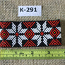 Art# K291 3.5+ inch. Original Kayapo Traditional Peyote stitch Beaded Bracelet from Brazil.