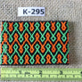 Art# K295 3+ inch. Original Kayapo Traditional Peyote stitch Beaded Bracelet from Brazil.