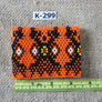 Art# K299 3.5 inch. Original Kayapo Traditional Peyote stitch Beaded Bracelet from Brazil.