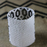 Art# K302 3.5+ inch. Original Kayapo Traditional Peyote stitch Beaded Bracelet from Brazil.