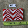Art# K316 3+ inch. Original Kayapo Traditional Peyote stitch Beaded Bracelet from Brazil.