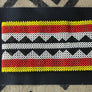 Art# K333 6 inch. Original Kayapo Traditional Peyote stitch Beaded Bracelet from Brazil