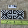 Art# K334 3+ inch. Original Kayapo Traditional Peyote stitch Beaded Bracelet from Brazil