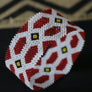 Art# K344 4 inch. Original Kayapo Traditional Peyote stitch Beaded Bracelet from Brazil