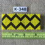 Art# K348 3+ inch. Original Kayapo Traditional Peyote stitch Beaded Bracelet from Brazil
