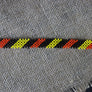 Art# K354 2.5+ inch. Original Kayapo Traditional Peyote stitch Beaded Bracelet from Brazil