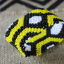 Art# K355 4 inch. Original Kayapo Traditional Peyote stitch Beaded Bracelet from Brazil