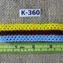 Art# K360 3.5+ inch. Original Kayapo Traditional Peyote stitch Beaded Bracelet from Brazil
