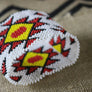 Art# K370 4+ inch. Original Kayapo Traditional Peyote stitch Beaded Bracelet from Brazil