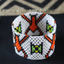 Art# 373K - 3.5 inch. Original Kayapo Traditional Peyote stitch Beaded Bracelet from Brazil