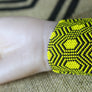 Art# K376 - 3.5 inch. Original Kayapo Traditional Peyote stitch Beaded Bracelet from Brazil