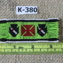 Art# K380 3+ inch. Original Kayapo Traditional Peyote stitch Beaded Bracelet from Brazil