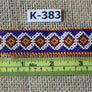 Art# K383 3+ inch. Original Kayapo Traditional Peyote stitch Beaded Bracelet from Brazil