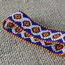 Art# K383 3+ inch. Original Kayapo Traditional Peyote stitch Beaded Bracelet from Brazil
