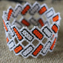 Art# K385 3+ inch. Original Kayapo Traditional Peyote stitch Beaded Bracelet from Brazil