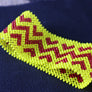 Art# K405 3+ inch. Original Kayapo Traditional Peyote stitch Beaded Bracelet from Brazil