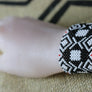 Art# K407 3+ inch. Original Kayapo Traditional Peyote stitch Beaded Bracelet from Brazil