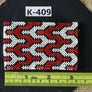 Art# K409  3+ inch. Original Kayapo Traditional Peyote stitch Beaded Bracelet from Brazil