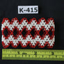 Art# K415 - 3 inch. Original Kayapo Traditional Peyote stitch Beaded Bracelet from Brazil