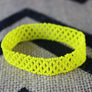 Art# K428 3 inch. Original Kayapo Traditional Peyote stitch Beaded Bracelet from Brazil