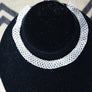 Art# K433 3 inch. Original Kayapo Traditional Peyote stitch Beaded Necklace from Brazil