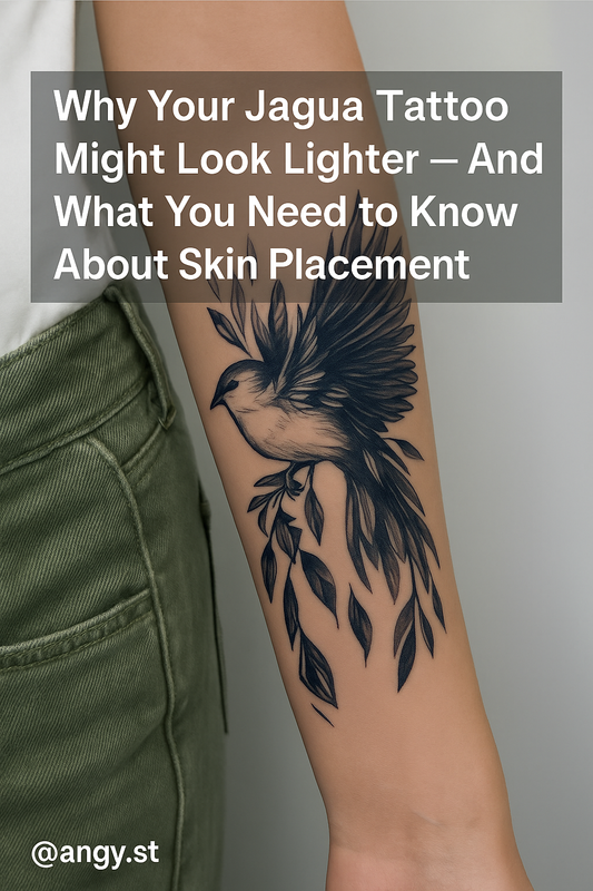 Why Your Jagua Tattoo Might Look Lighter — And What You Need to Know About Skin Placement 🔝