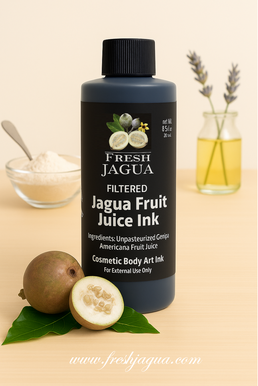 Pure Jagua fruit juice ink extract - Unpasteurized