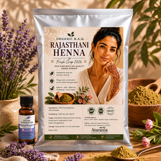 Organic BAQ Fresh Rajasthani Henna