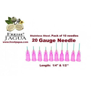 10X 20 Gauge Applicator Needles (for jagua ink tattoo gel)