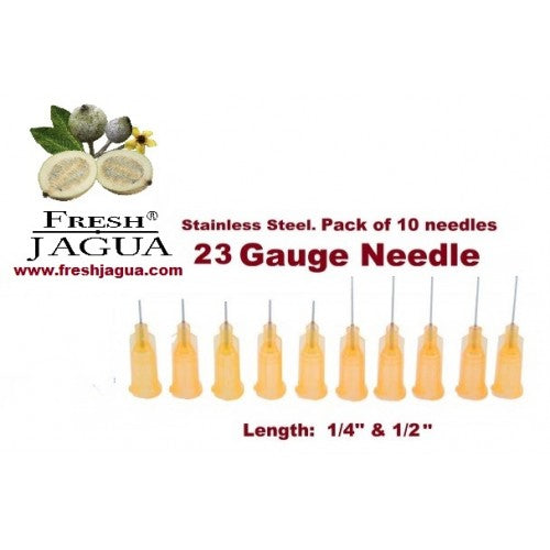 10X 23 Gauge Applicator Needles (for jagua ink tattoo gel)