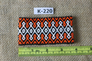 Art# K220  3.5+ inch. Original Kayapo Traditional Peyote stitch Beaded Bracelet from Brazil.