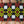 Art# K131  3+ inch. Original Kayapo Traditional Peyote stitch Beaded Bracelet from Brazil.