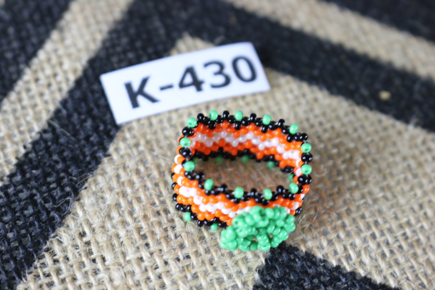 African beaded ring clearance